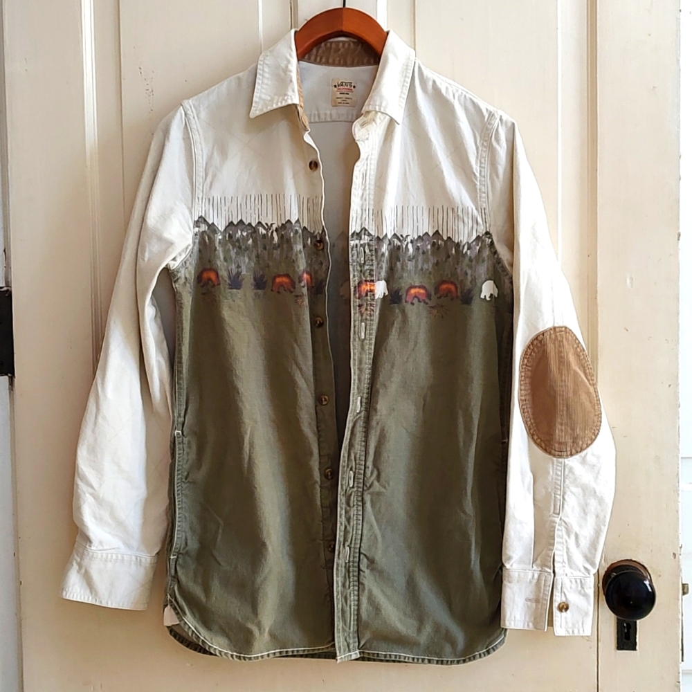 Vans California  bears print shirt/jacket